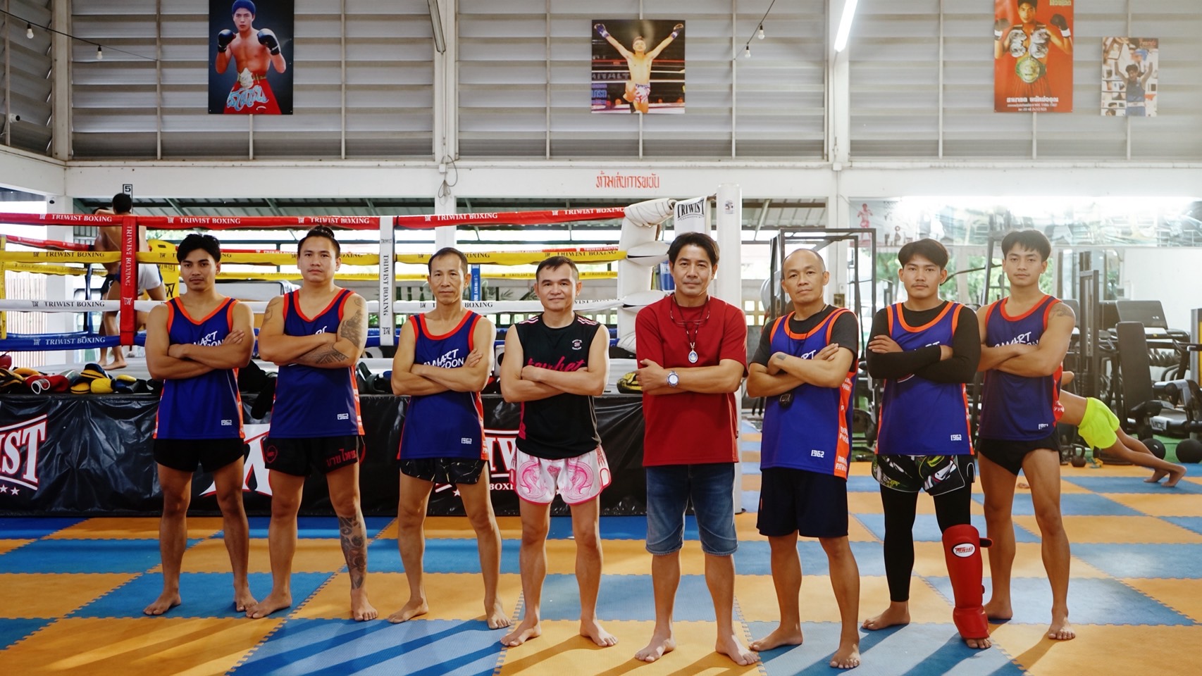 Samart Payakaroon Gym — full trainer team
